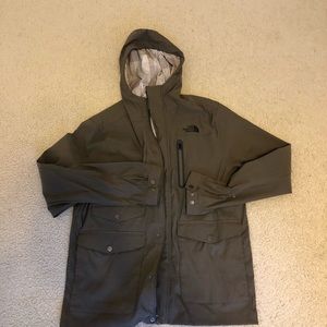 Tan North Face Ult Travel Jacket L